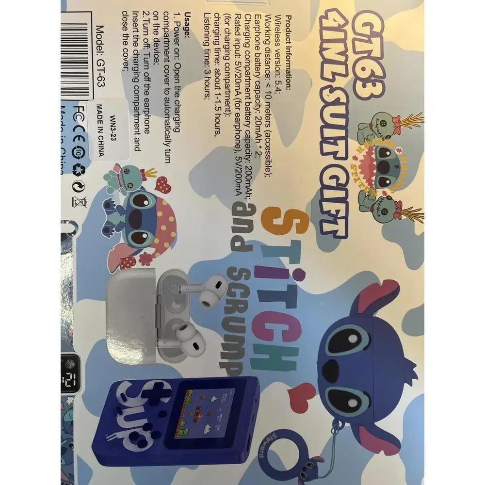 GT63 4 in 1 Stitch and Scrump Suit Gift Set